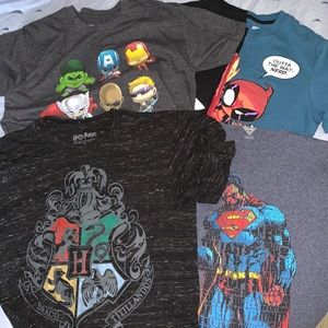 4 Super Hero Tees